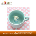 Hot sale eco-friendly ceramic mugs,high quality creative 3D animal ceramic tea mug